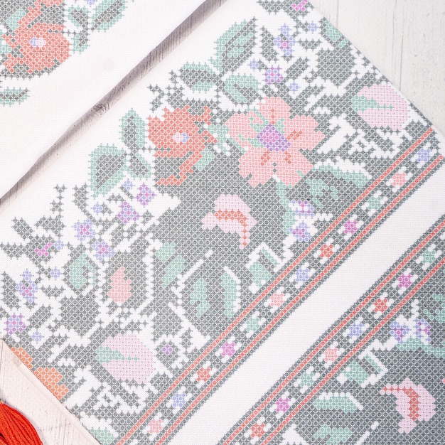 Przykładowy haftowany wzór